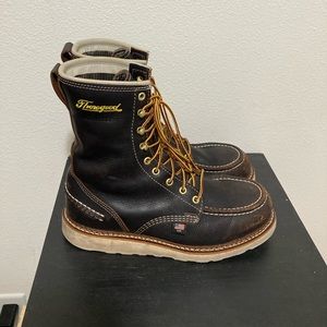Thorogood waterproof soft toe boots men’s size 8